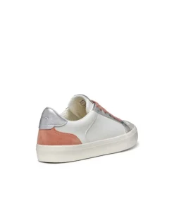 Basket basse cuir argent GEOX