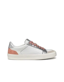 Basket basse cuir argent GEOX