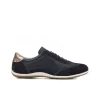 Baskets basses cuir bleu GEOX