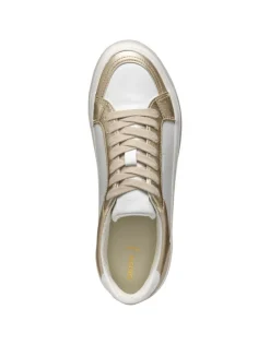 Baskets basses cuir or GEOX