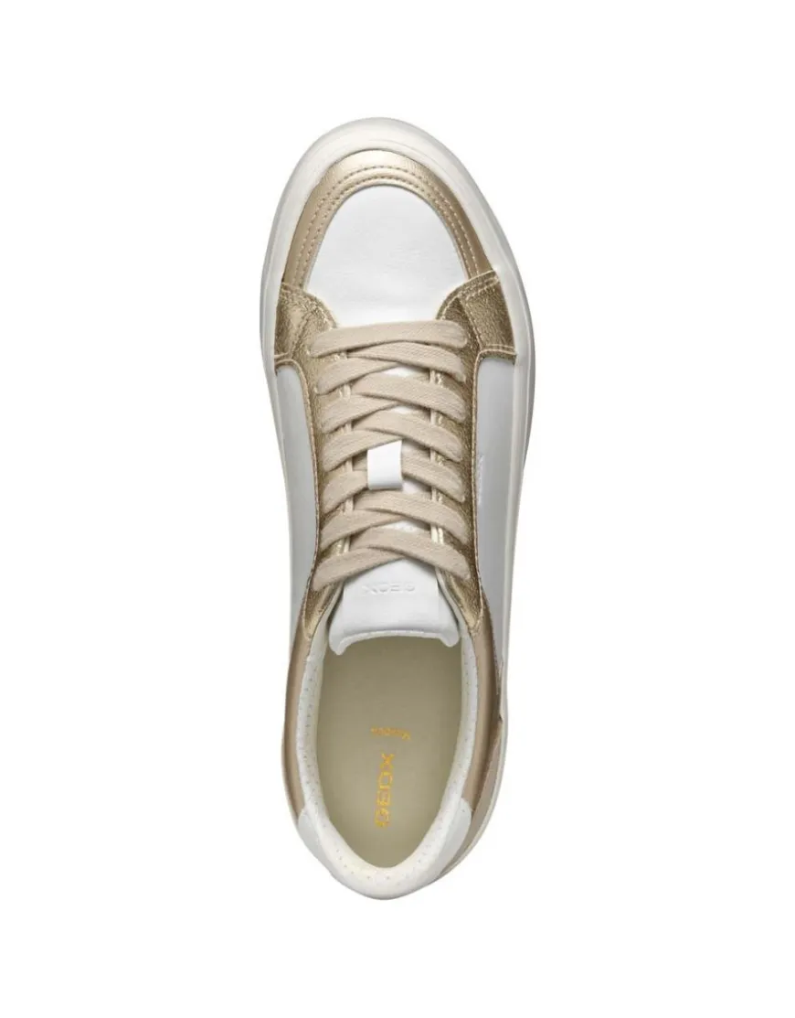 Baskets basses cuir or GEOX