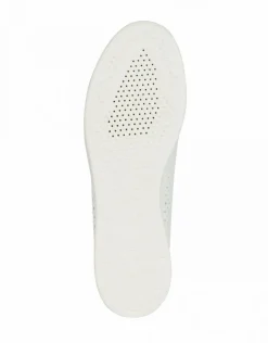 Baskets cuir ajouré blanc GEOX