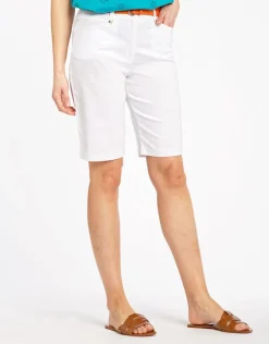 Bermuda coton blanc