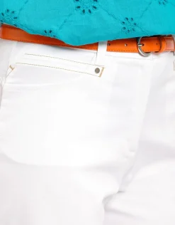Bermuda coton blanc