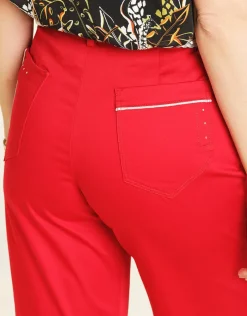 Bermuda coton rouge