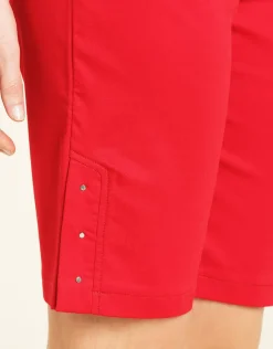 Bermuda coton rouge