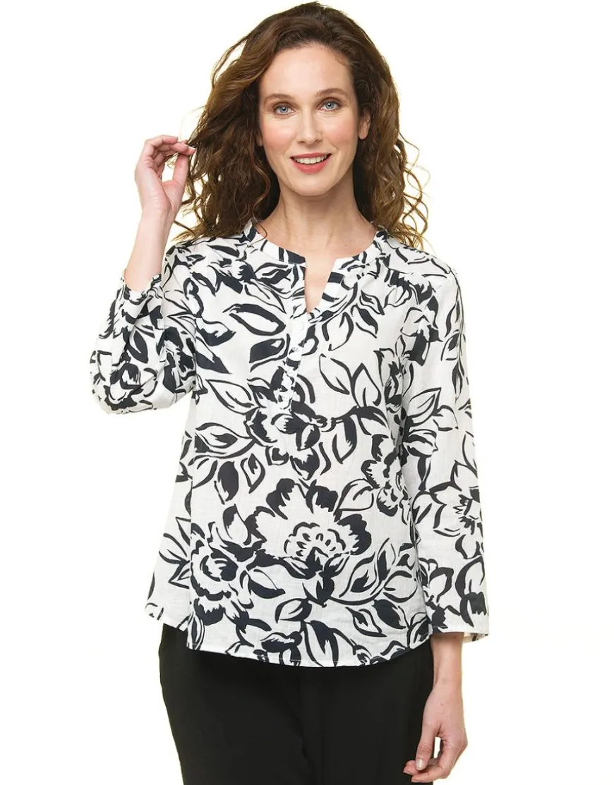 Blouse 100% coton blanc