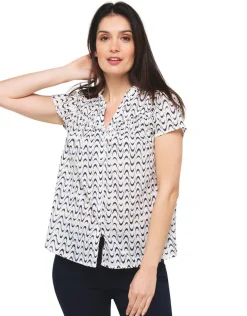 Blouse 100% coton écru