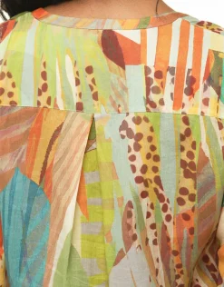 Blouse 100% coton vert