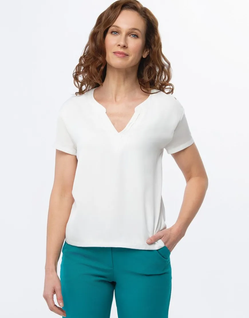 Blouse chic écru