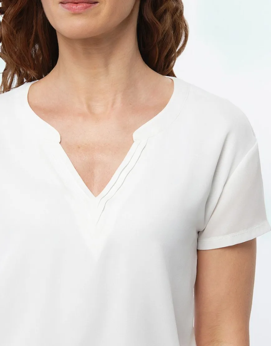 Blouse chic écru