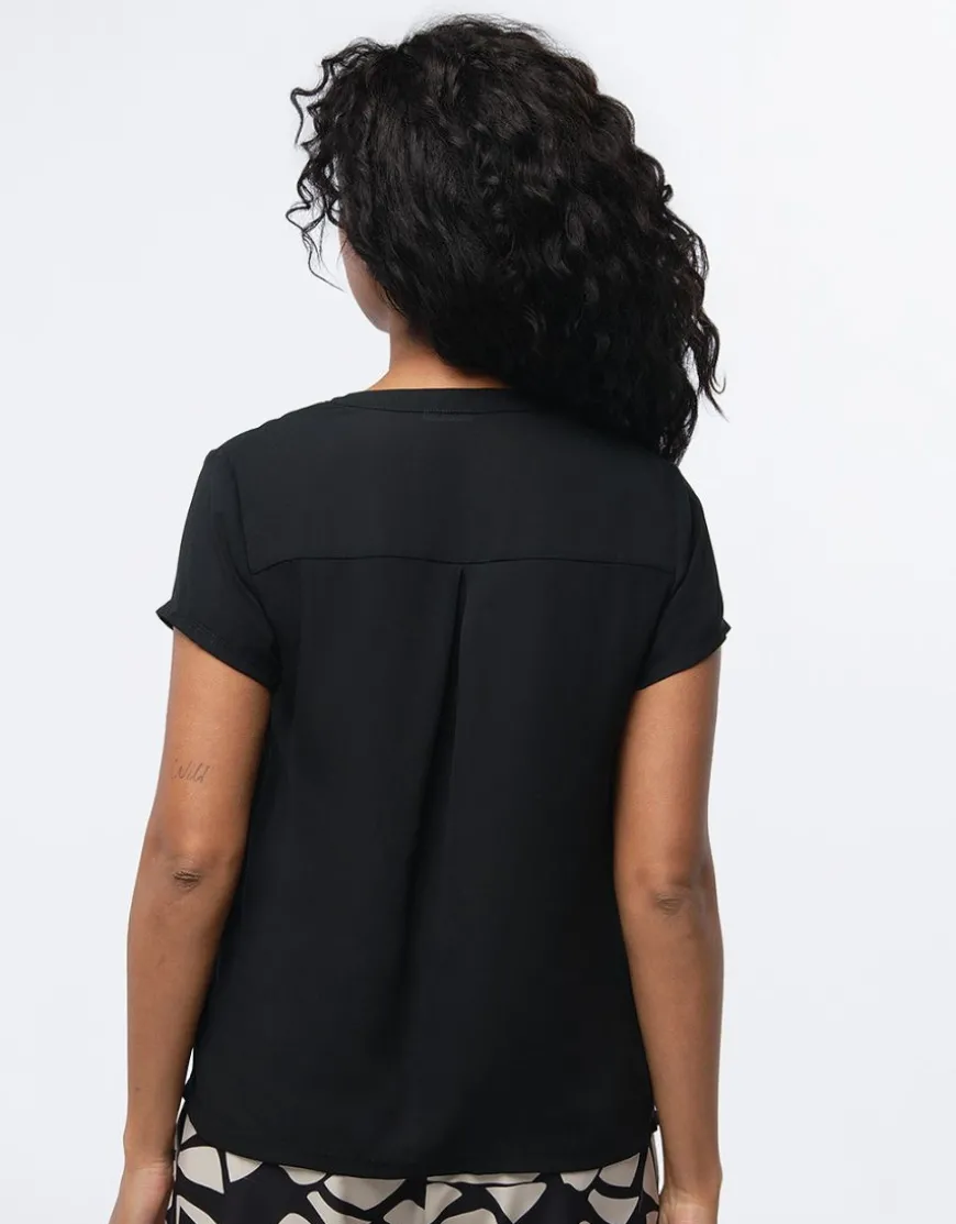 Blouse chic noir