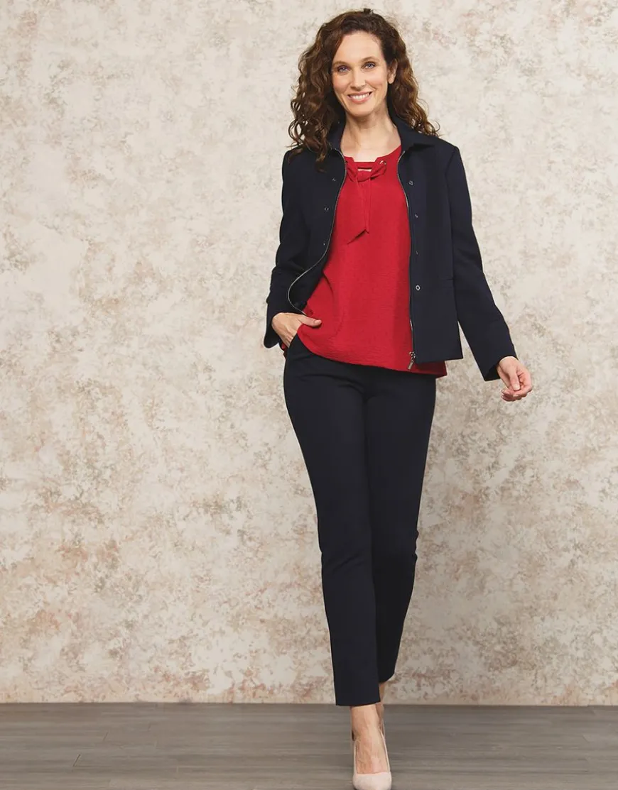 Blouse chic rouge