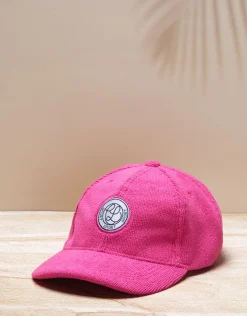 Casquette éponge fuchsia