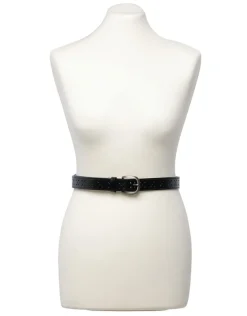 Ceinture cuir noir