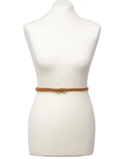 Ceinture fine marron