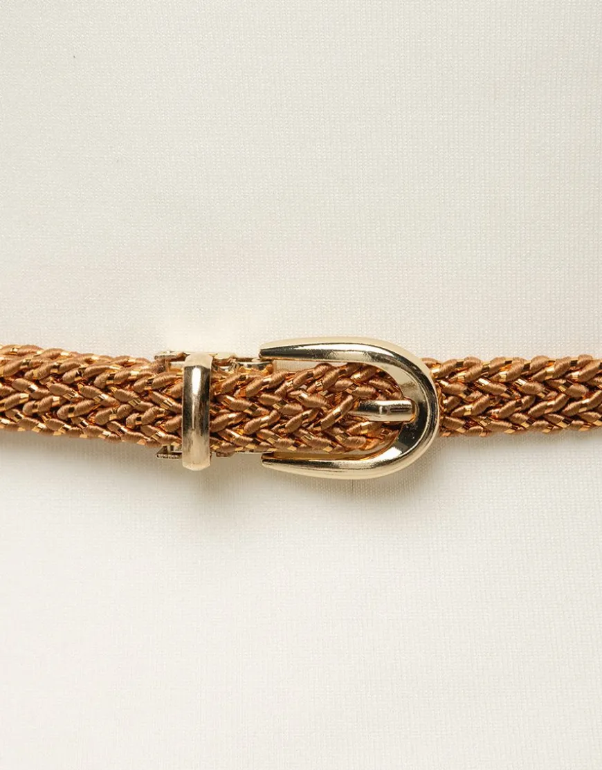 Ceinture fine marron