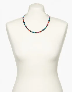 Collier à perles rose