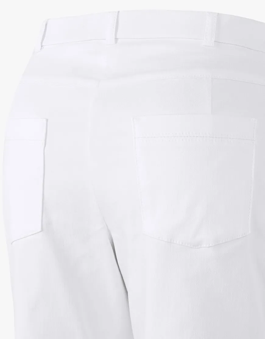 Corsaire blanc stretch