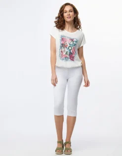 Corsaire coton blanc