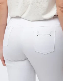 Corsaire coton blanc