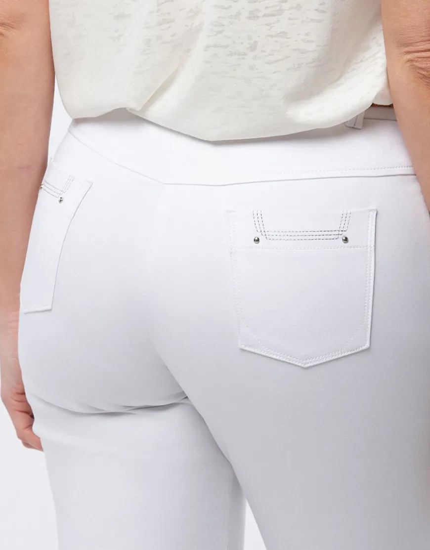 Corsaire coton blanc