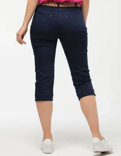 Corsaire coton bleu