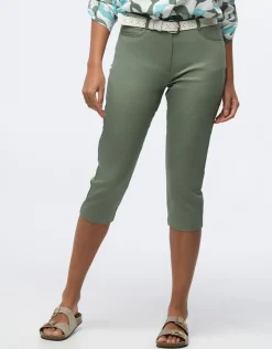 Corsaire coton vert