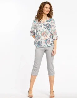 Corsaire stretch gris