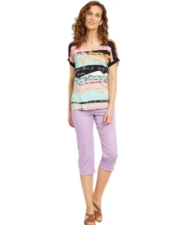 Corsaire violet stretch
