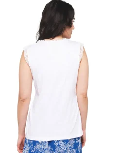 Débardeur coton blanc