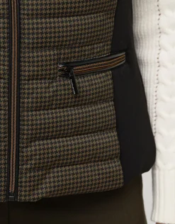 Doudoune marron noir