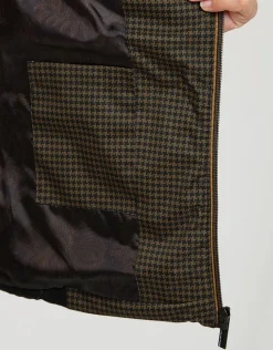 Doudoune marron noir
