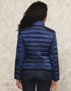Doudoune réversible bleu