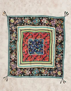 Foulard carré multicolore