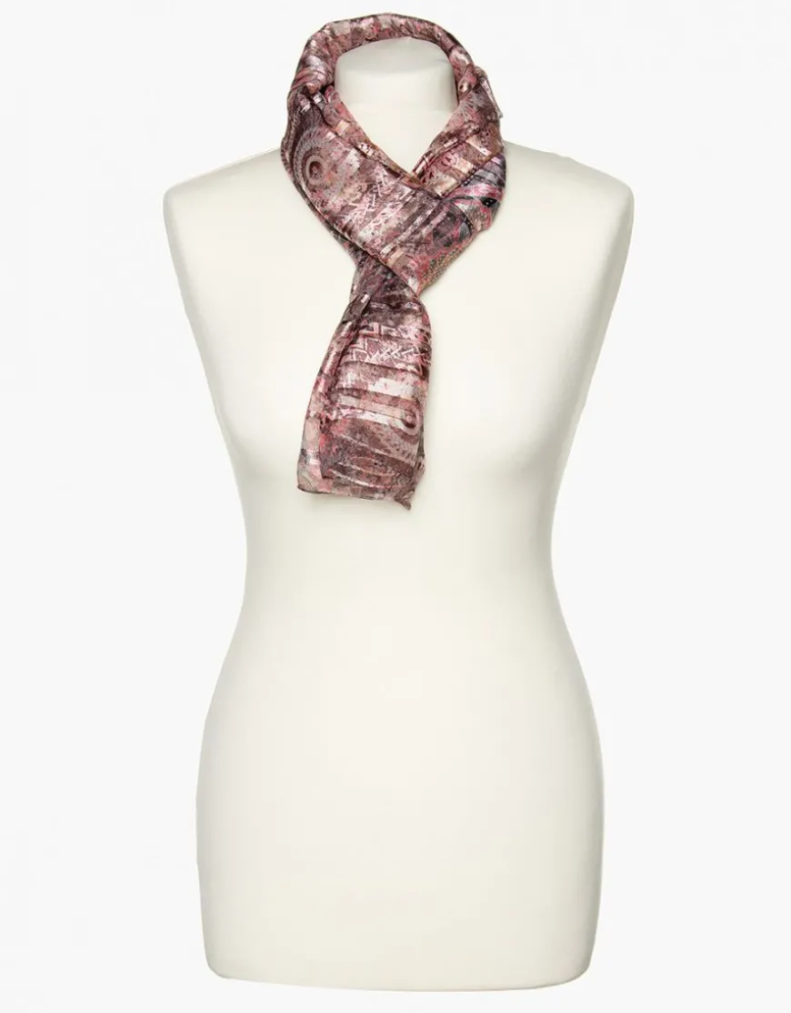 Foulard chic rose