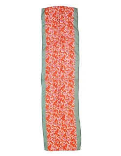 Foulard corail fleuri