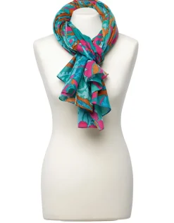 Foulard imprimé fleuri