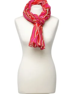 Foulard imprimé fuchsia