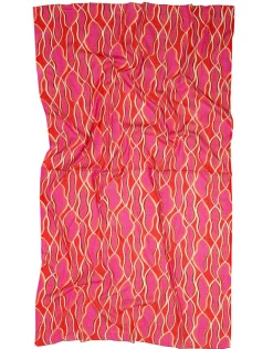 Foulard imprimé fuchsia