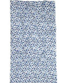 Foulard léopard bleu