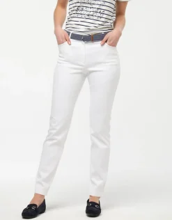 Jean blanc stretch