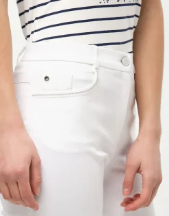 Jean blanc stretch