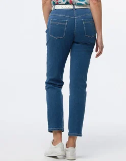 Jean droit bleu clair