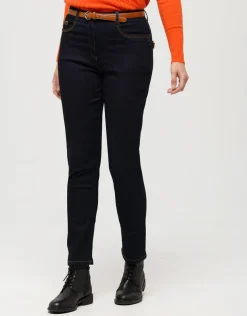 Jean 7/8ème brut coton
