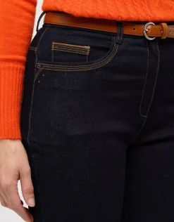 Jean 7/8ème brut coton