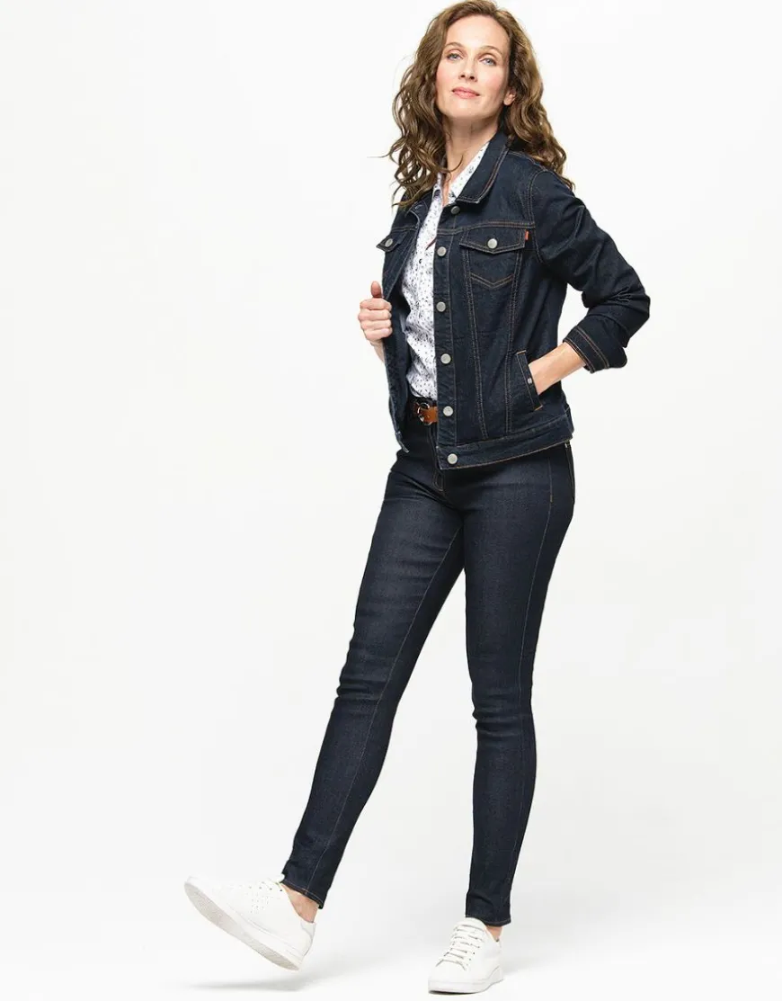 Jean skinny bleu brut
