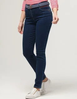 Jean slim bleu coton