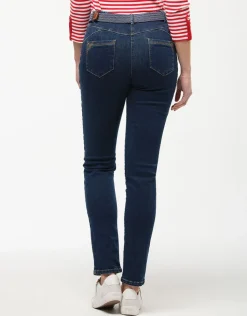 Jean slim bleu coton