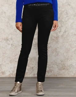 Jegging aspect daim noir